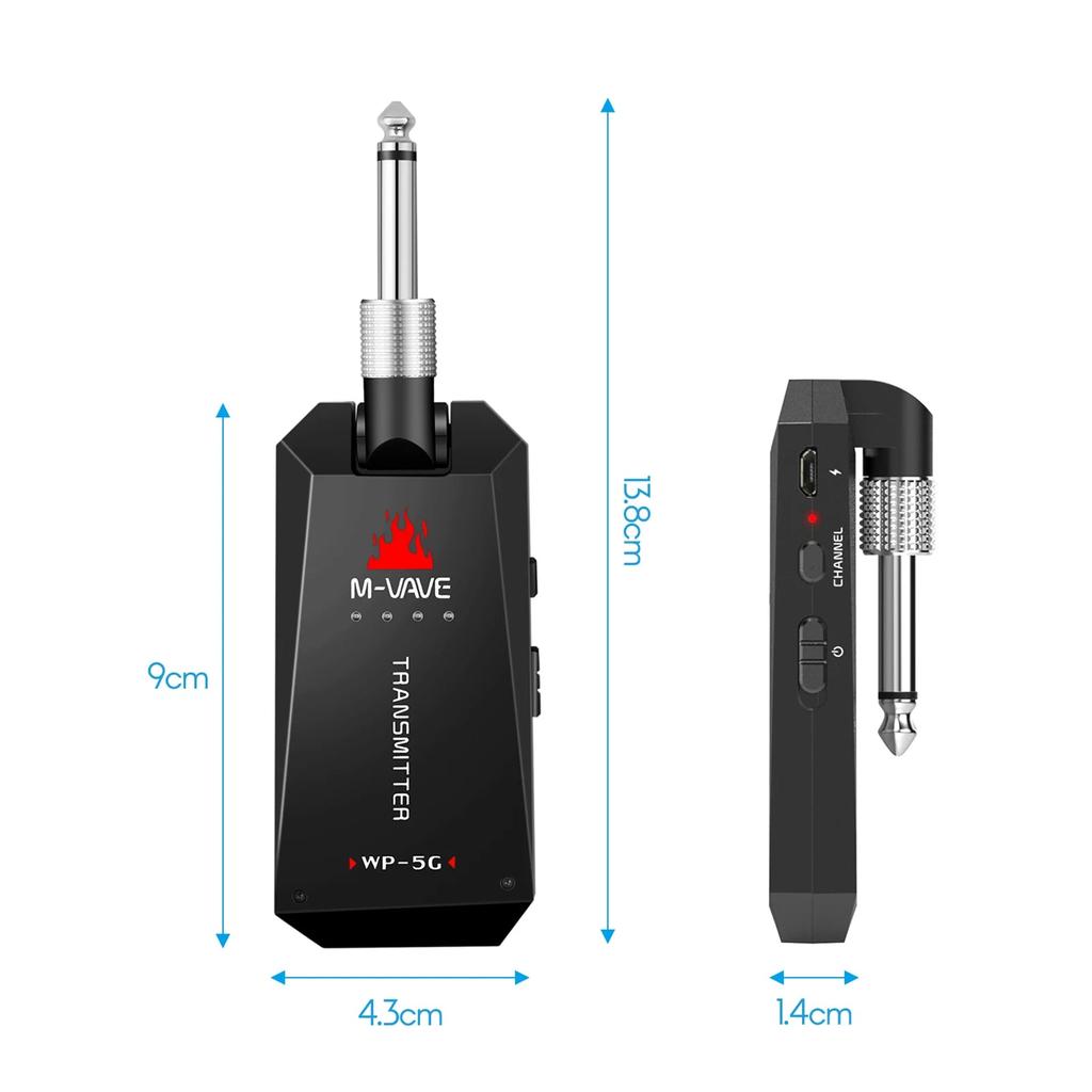 M-VAVE WP-5G 5.8G Wireless Guitar System by HitMyNeed