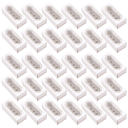 Macaron Boxes with Clear Window (Pack of 30) by HitMyNeed