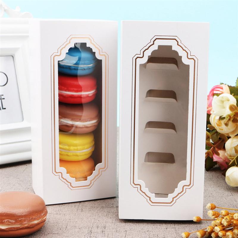 Macaron Boxes with Clear Window (Pack of 30) by HitMyNeed