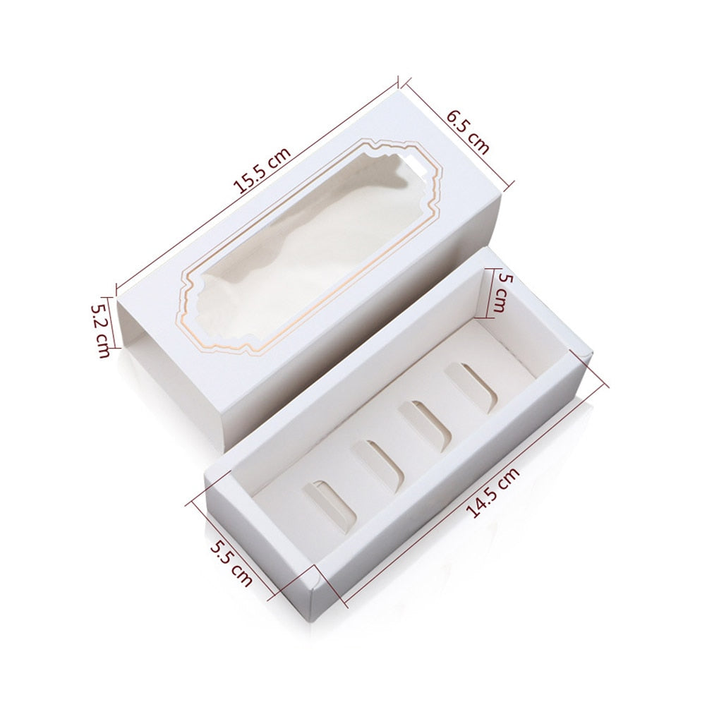 Macaron Boxes with Clear Window (Pack of 30) by HitMyNeed