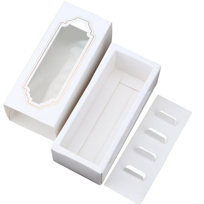 Macaron Boxes with Clear Window (Pack of 30) by HitMyNeed