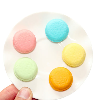 Macaron Erasers Set of 5 - Colorful School Supplies by HitMyNeed