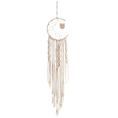Macrame Moon Wall Hanging Dreamcatcher Decor by HitMyNeed