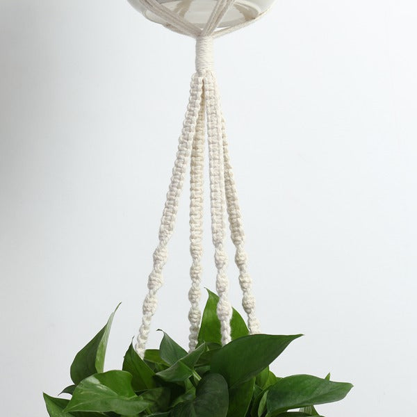 Macrame Plant Hanger Set of 4 for 7" Pots by HitMyNeed