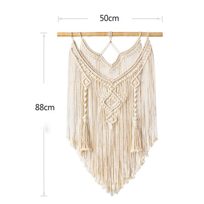 Macrame Tapestry Wall Hanging Decor, 50 x 88 cm by HitMyNeed