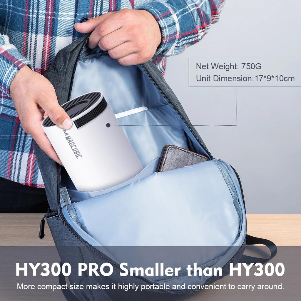 Magcubic HY300 Pro 4K Projector with Android 11 and WiFi 6 by HitMyNeed