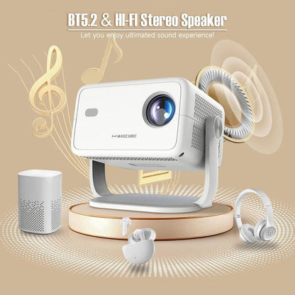 Magcubic L018 650 ANSI 4K Projector with Android 11 by HitMyNeed