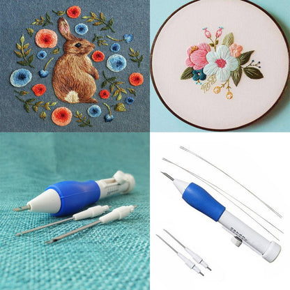 Magic Embroidery Pen Set for Easy DIY Needlework by HitMyNeed
