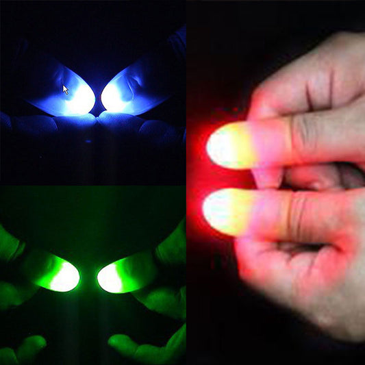 Magic Light Up Thumb Tips - LED Vanishing Light Trick by HitMyNeed