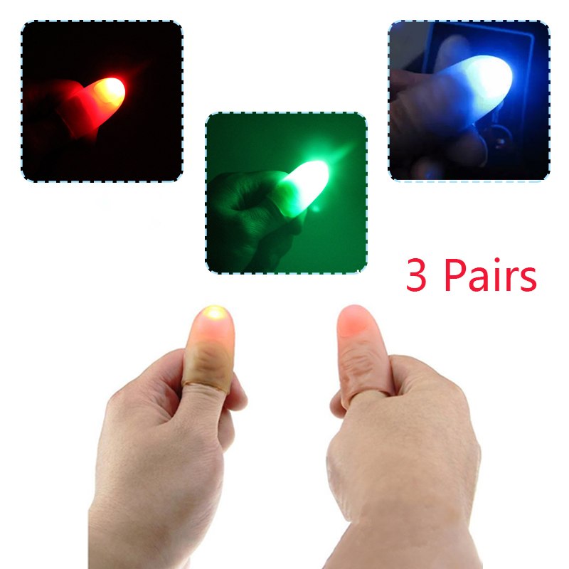 Magic Light Up Thumb Tips - LED Vanishing Light Trick by HitMyNeed