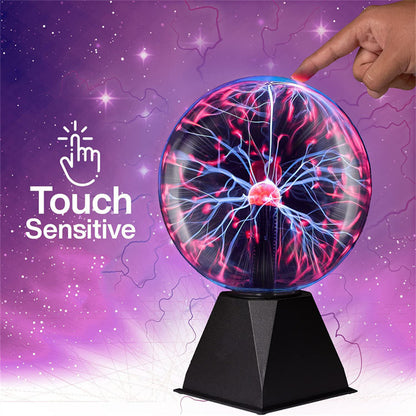 Magic Plasma Ball LED Touch & Sound Night Light by HitMyNeed