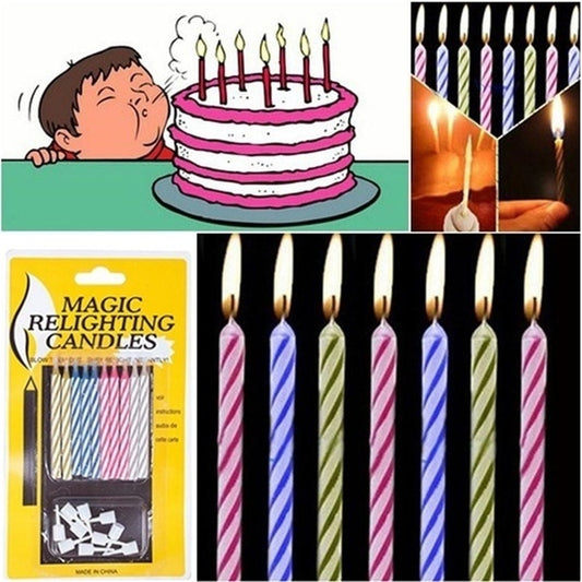 Magic Relighting Birthday Candles 20-Pack by HitMyNeed