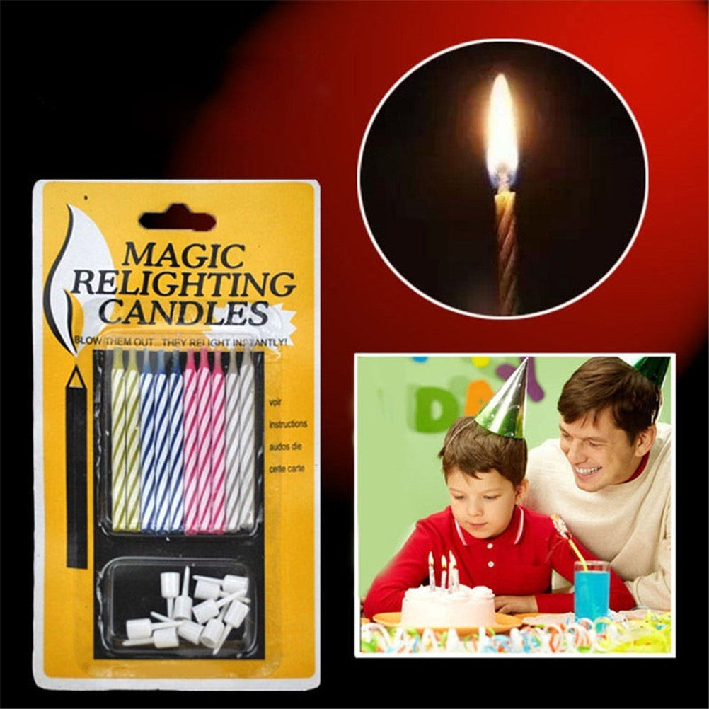 Magic Relighting Birthday Candles 20-Pack by HitMyNeed