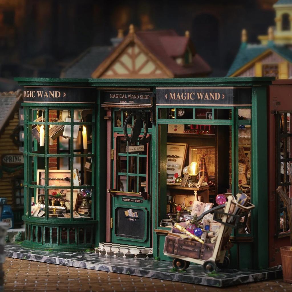 Magic Shop DIY Wooden Miniature Dollhouse Kit by HitMyNeed