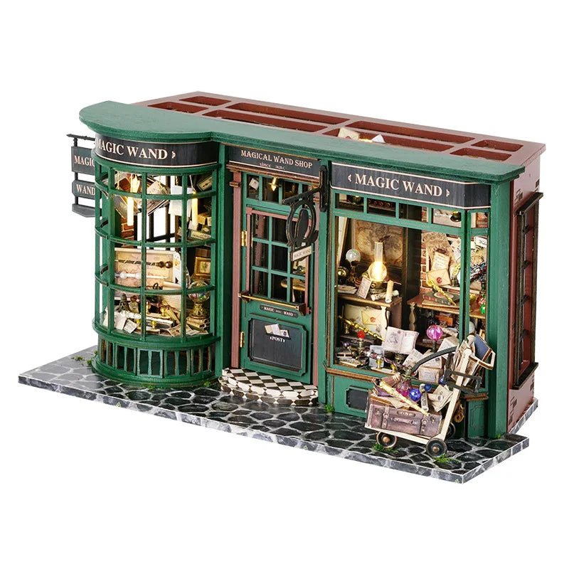 Magic Shop DIY Wooden Miniature Dollhouse Kit by HitMyNeed