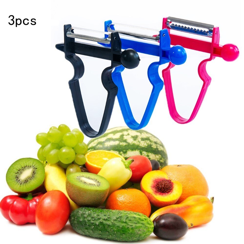 Magic Trio Peeler 3-Piece Vegetable Peeler Set by HitMyNeed