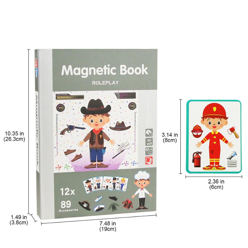 Magnetic Activity Book for Kids by HitMyNeed