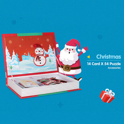Magnetic Activity Book for Kids christmas by HitMyNeed