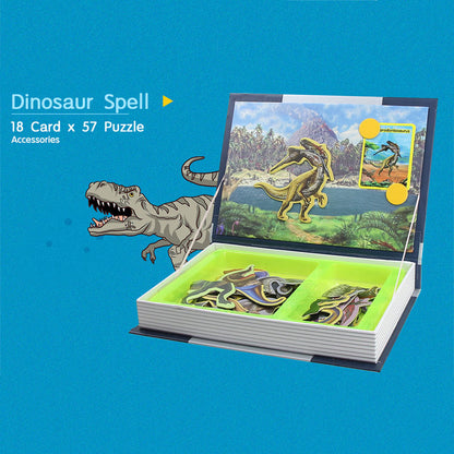 Magnetic Activity Book for Kids dinosaur by HitMyNeed
