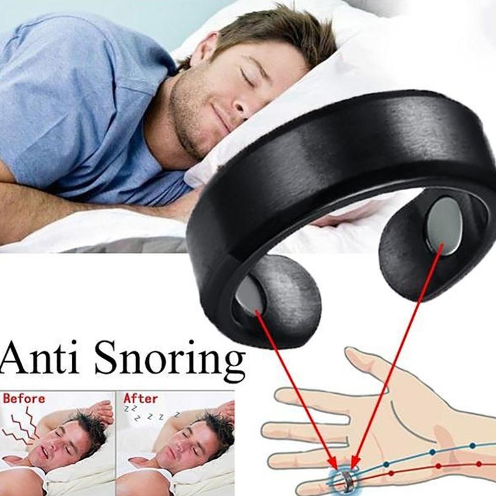 Magnetic Acupressure Anti-Snoring Ring Sleep Aid by HitMyNeed
