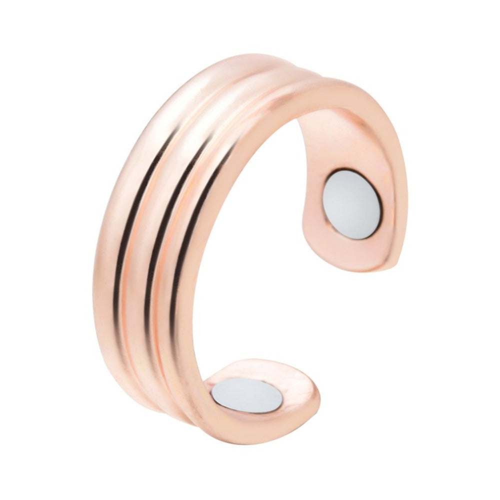 Magnetic Acupressure Anti-Snoring Ring Sleep Aid rose-gold04 by HitMyNeed
