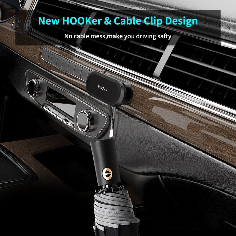 Magnetic Adhesive Car Phone Mount, 360° Rotation by HitMyNeed