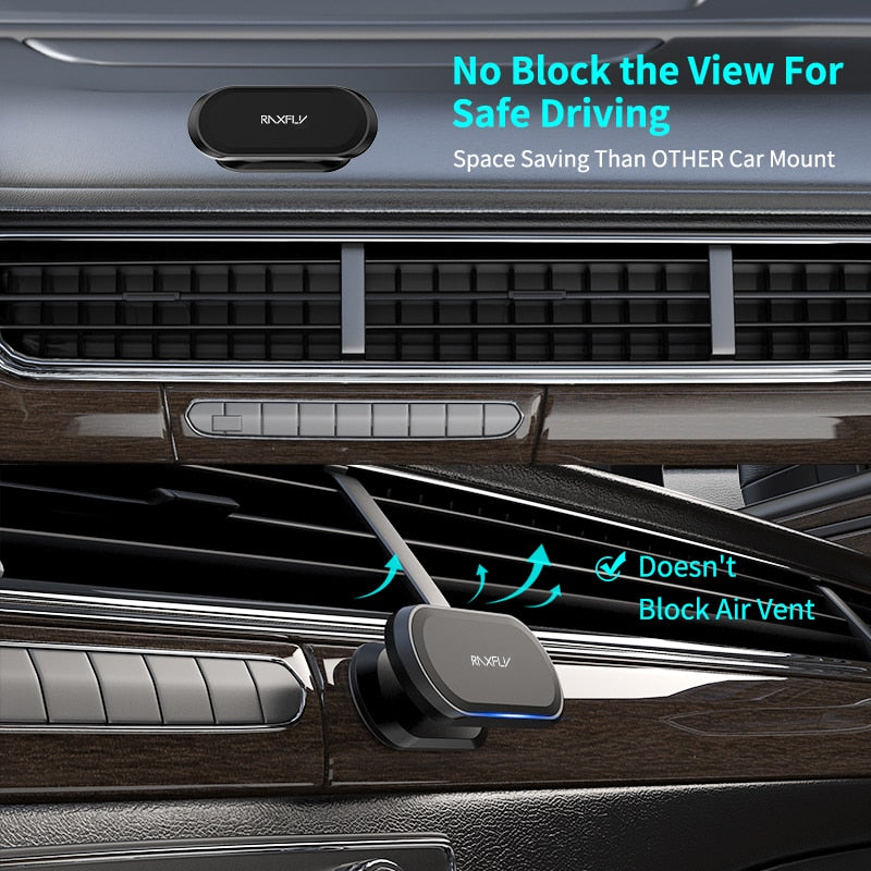 Magnetic Adhesive Car Phone Mount, 360° Rotation by HitMyNeed