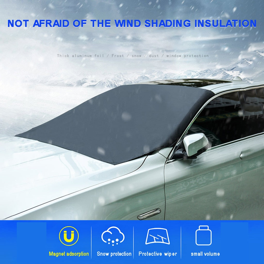 Magnetic All-Season Windshield Snow & Sun Cover by HitMyNeed
