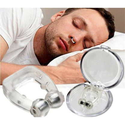 Magnetic Anti-Snore Nose Clip with Travel Case by HitMyNeed