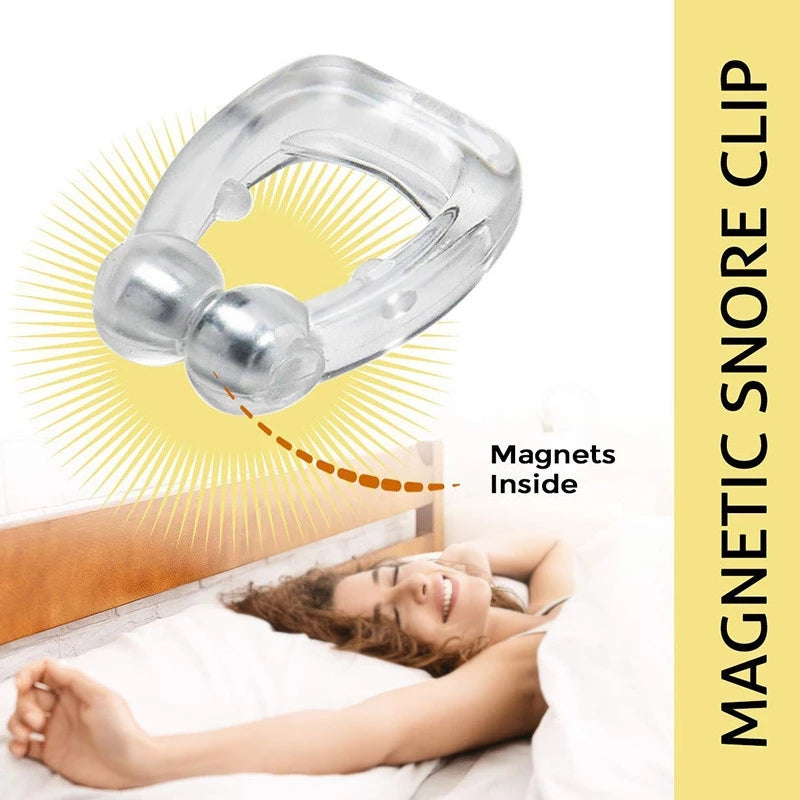 Magnetic Anti-Snore Nose Clip with Travel Case by HitMyNeed