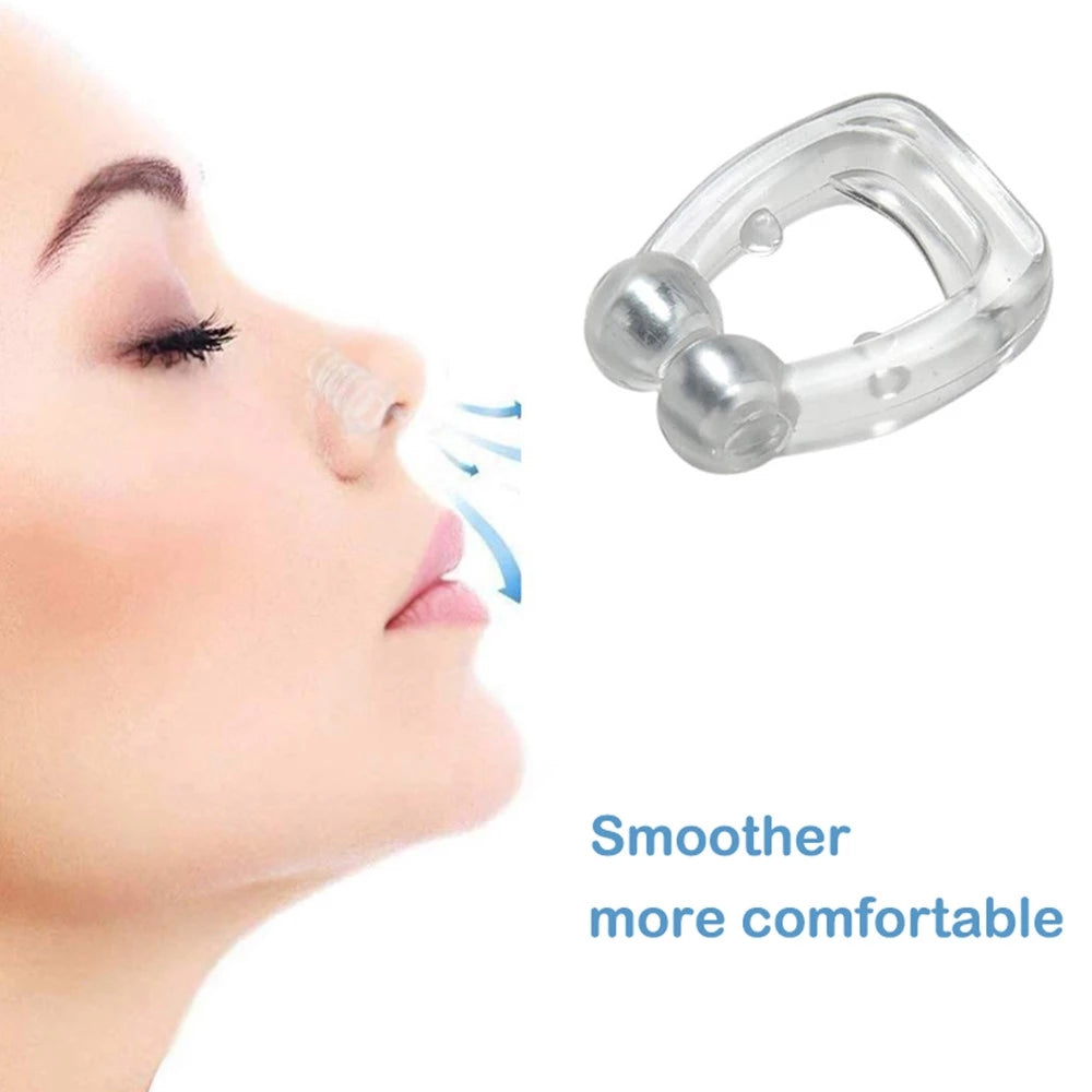 Magnetic Anti-Snore Nose Clip with Travel Case by HitMyNeed