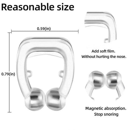 Magnetic Anti-Snore Nose Clip with Travel Case by HitMyNeed