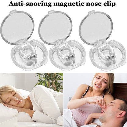 Magnetic Anti Snoring Nose Clip with Travel Case by HitMyNeed