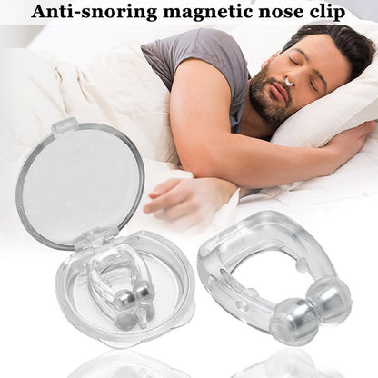 Magnetic Anti Snoring Nose Clip with Travel Case by HitMyNeed