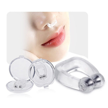 Magnetic Anti Snoring Nose Clip with Travel Case by HitMyNeed