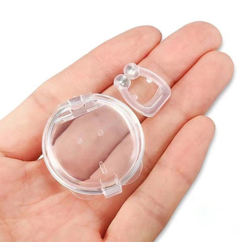 Magnetic Anti Snoring Nose Clip with Travel Case by HitMyNeed