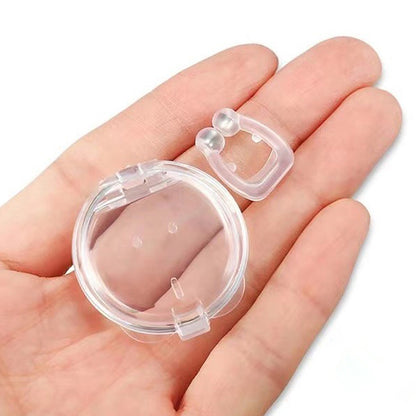 Magnetic Anti Snoring Nose Clip with Travel Case by HitMyNeed