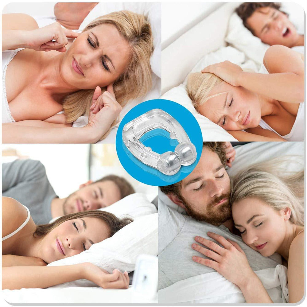 Magnetic Anti-Snoring Nose Clips (Set of 4) by HitMyNeed