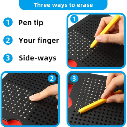 Magnetic Ball Drawing Board with Pen for Kids & Adults by HitMyNeed