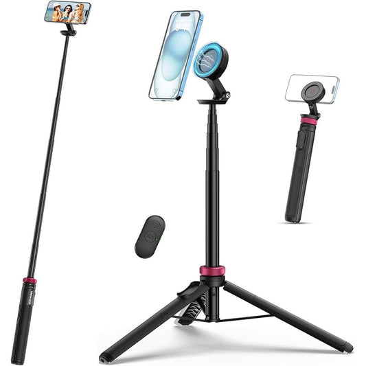 Magnetic Bluetooth Selfie Stick Tripod for Phones by HitMyNeed
