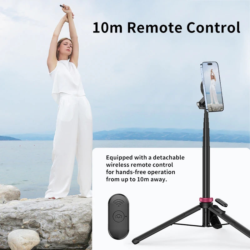Magnetic Bluetooth Selfie Stick Tripod for Phones by HitMyNeed