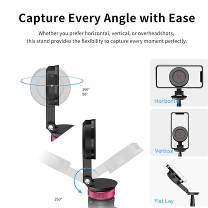 Magnetic Bluetooth Selfie Stick Tripod for Phones by HitMyNeed