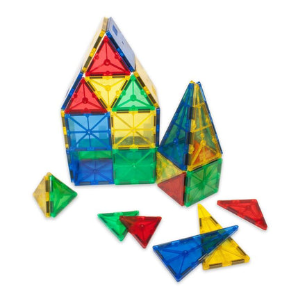 Magnetic Building Tiles Set for Kids, 32 Pieces by HitMyNeed
