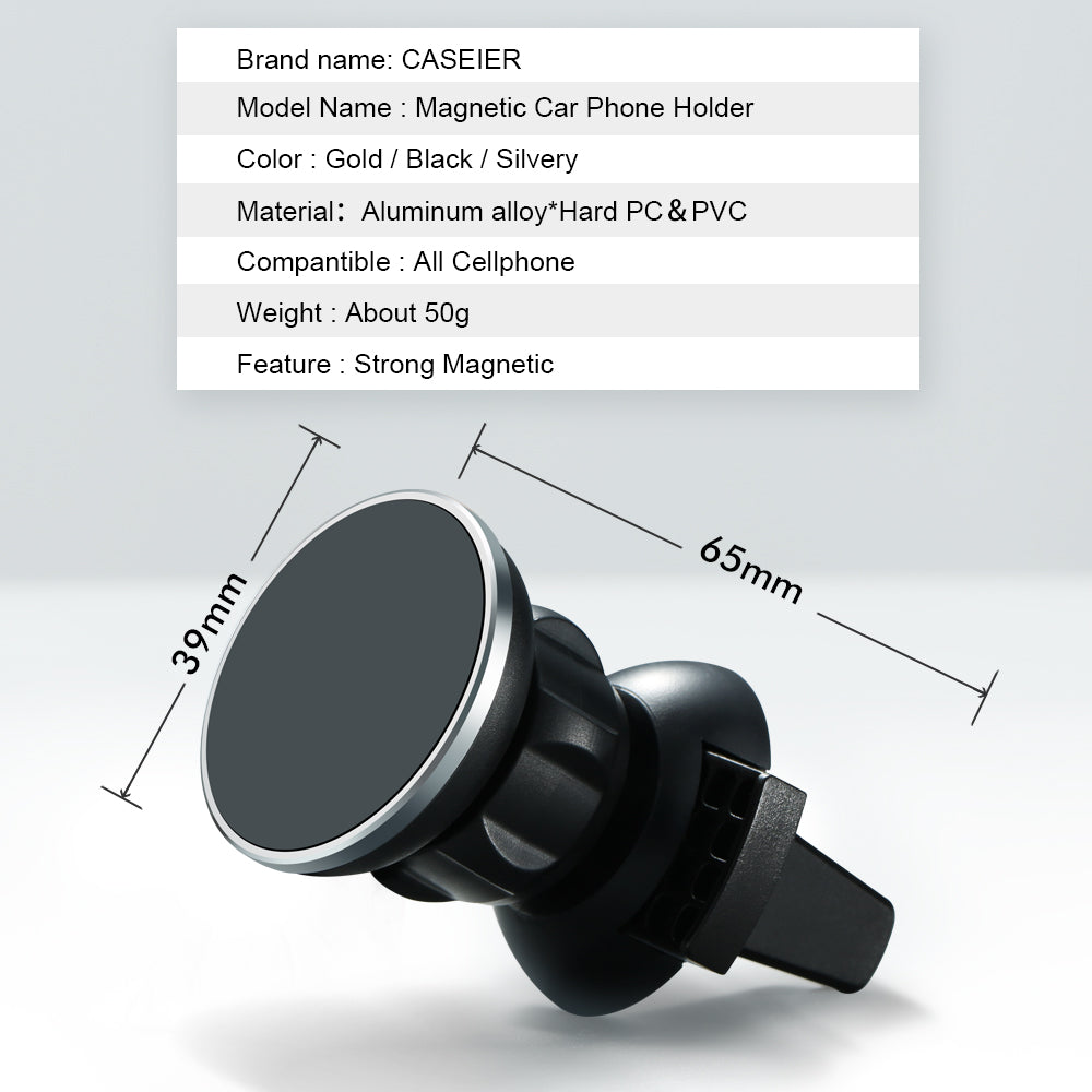 Magnetic Car Phone Mount Air Vent Holder by HitMyNeed