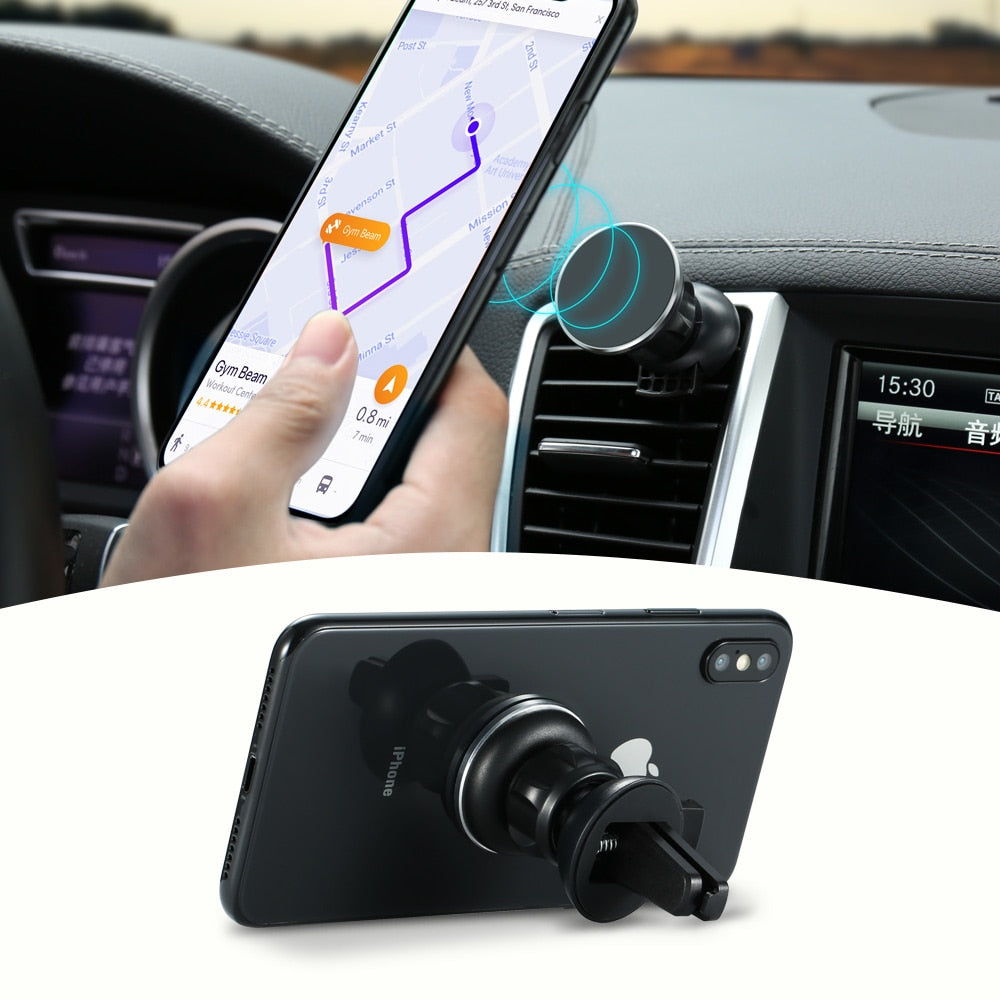 Magnetic Car Phone Mount Air Vent Holder by HitMyNeed