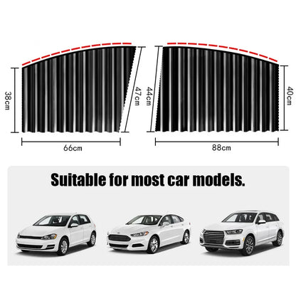 Magnetic Car Side Window Sunshade Curtains by HitMyNeed
