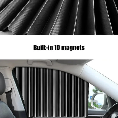 Magnetic Car Side Window Sunshade Curtains by HitMyNeed