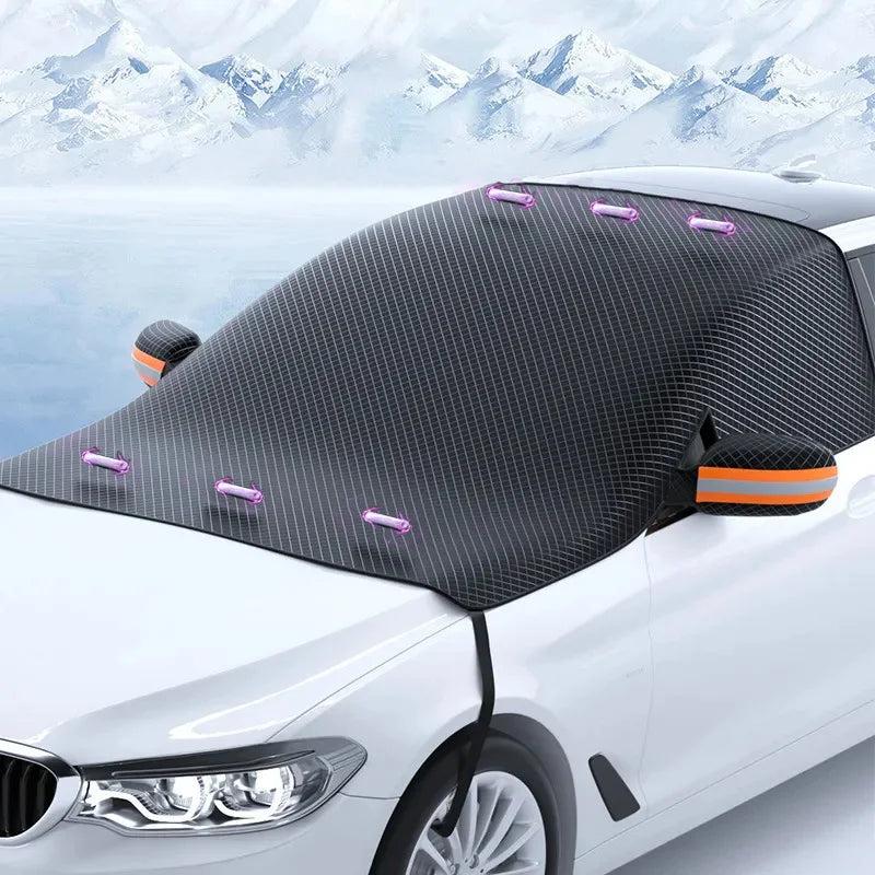 Magnetic Car Windshield Cover for Snow and Sun by HitMyNeed