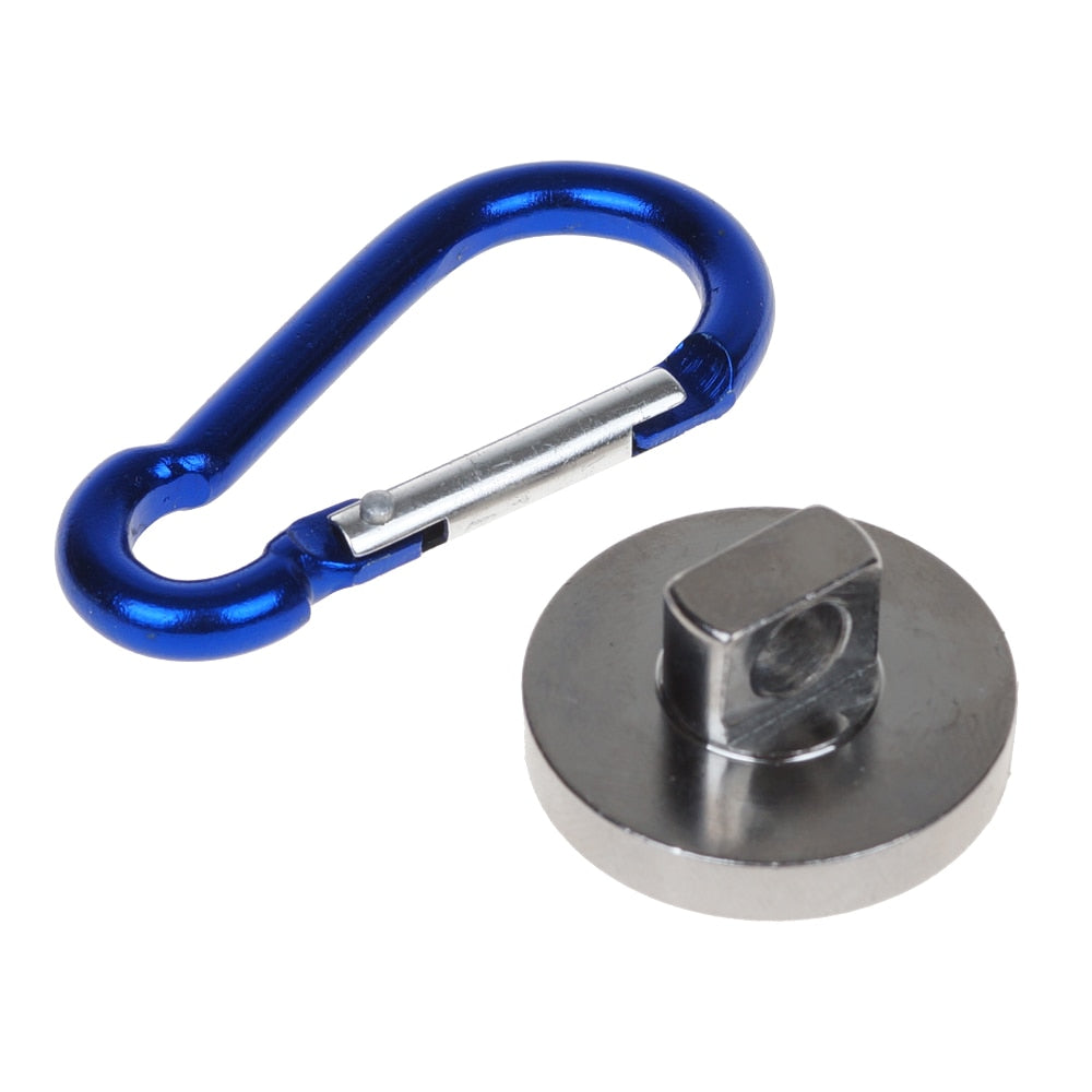 Magnetic Carabiner Hooks with Base (Set of 2) by HitMyNeed