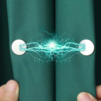 Magnetic Curtain Button Clips for Light Control by HitMyNeed